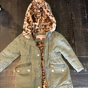 Army green Urban Republic girls coat